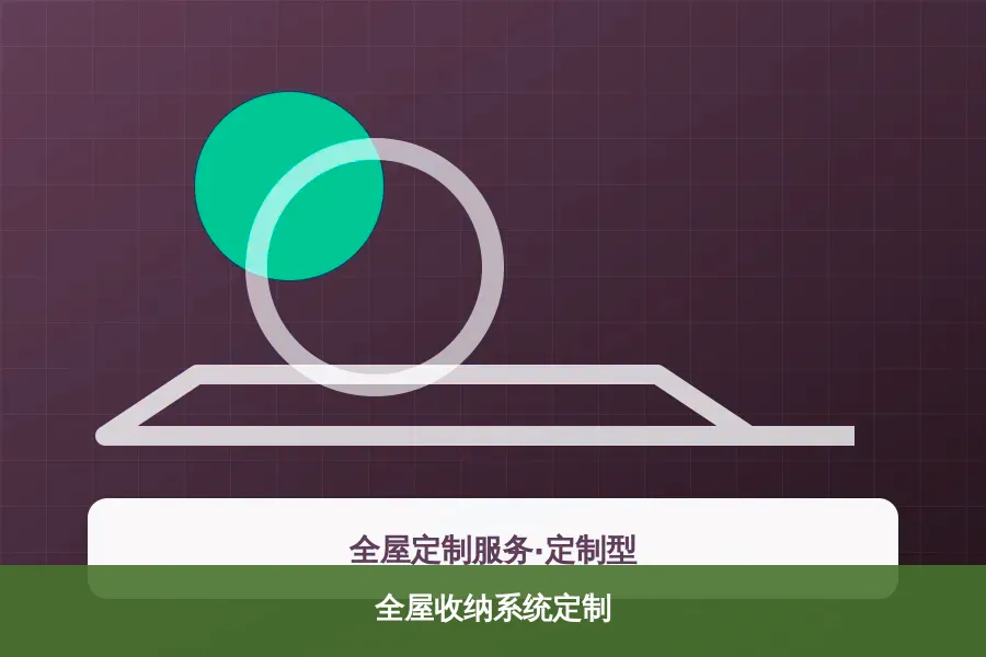 全屋收纳系统定制产品示意图